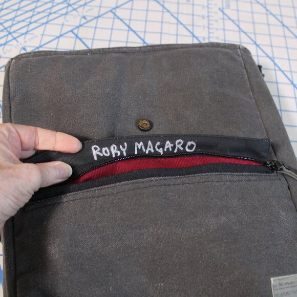 HEX Charcoal Canvas Alliance MacBook Pro Backpack, Gray - Picture 10 of 10